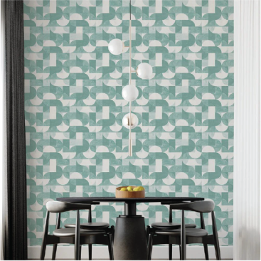 Tempaper & Co. Composed Shapes Wallpaper