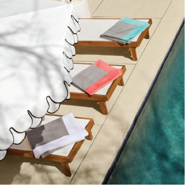 Peacock Alley Soleil Beach Towel