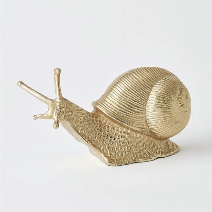 Global Views Grouped Snail Gold